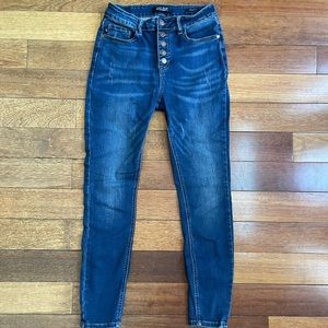 High Waisted Judy Blue Button Fly Jeans Size 9/29